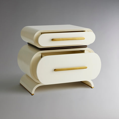 CASSINI End Table w Bottom Drawer