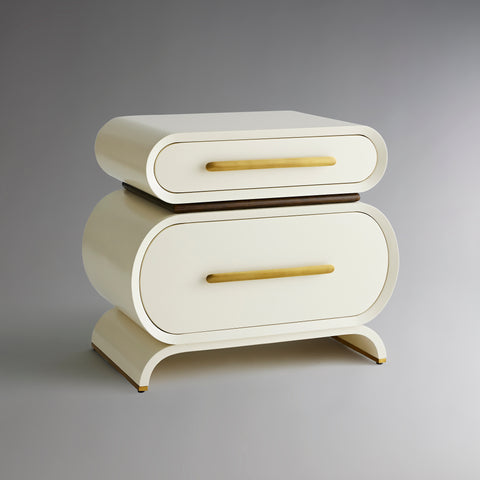 CASSINI End Table w Bottom Drawer