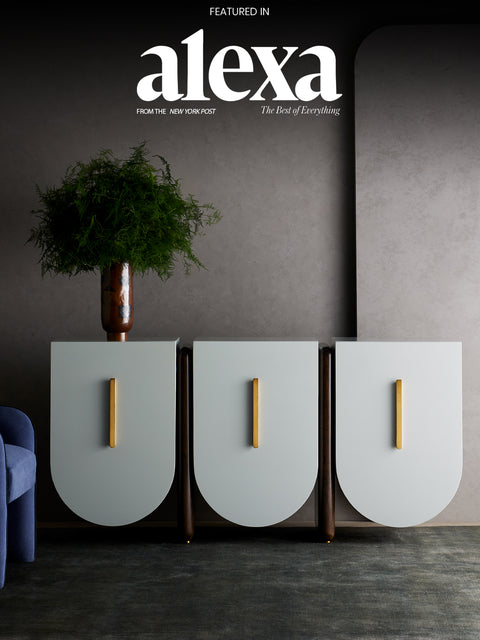 Alexa magazine, chronicling The Best of Everything, selected our Cupola Credenza