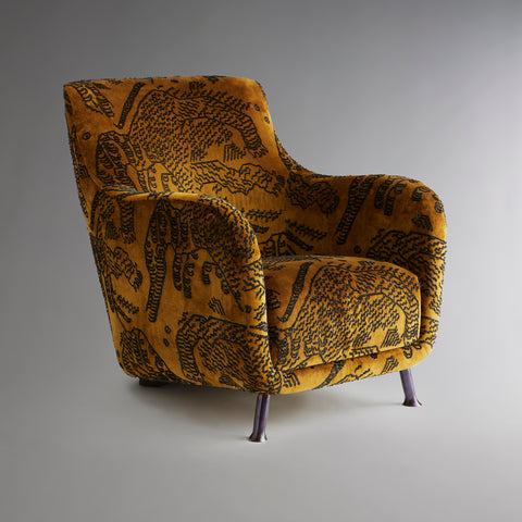 CAMBER Chair - Tiger Mountain Jacquard Velvet